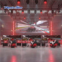 Kit de simulateur de course automobile Renixsim Esports F1, cockpit d'arcade avec mouvements, simulateur de jeu de conduite pour parc d'attractions