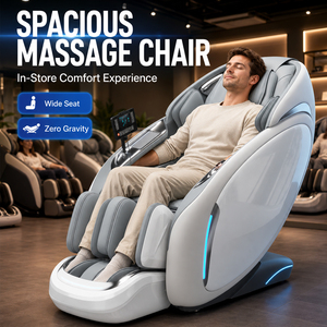 GUOHENG Chaise de massage à commande vocale IA, zéro gravité, avec rail 4D et fonction Shiatsu - Product Image 1