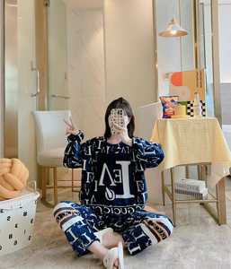 Set di abbigliamento per la casa da <span class=keywords><strong>donna</strong></span> carino cartone animato Multi-Pattern pantaloni a maniche lunghe <span class=keywords><strong>pigiama</strong></span> fabbrica all'ingrosso primavera <span class=keywords><strong>donna</strong></span> 'abbigliamento da notte Logo anteriore - Product Image 3