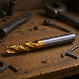 Foret hélicoïdal HSS-Co 8,8 mm, longueur 40 mm, revêtement TiN, auto-centrant, polyvalent - Product Image 3