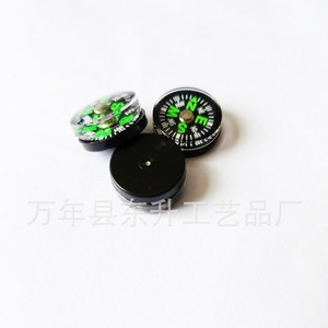 Compass 15mm Diameter Pointer Dial Hiking Outdoor Navigation Tool ABS Material Acrylic Strap - Product Image 3