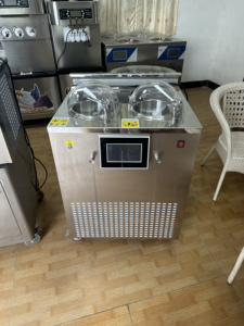 Machine à glaces verticale à 6 réservoirs de 5,5 L, machine commerciale pour la fabrication de gelato, équipement pour la fabrication de glaces dures pour les glaciers - Product Image 6