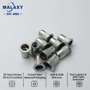 Tuerca Remachable de Acero al Carbono Galvanizado en Zinc de Alta Calidad Malaxy, Tuerca Remachable de Cabeza Plana - Product Image 2