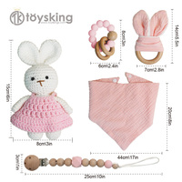 Adorable lapin en peluche au crochet - Jouet doux fait main pour enfants