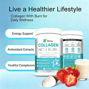 Collagène WinsTown avec poudre brûle-graisse 300g, peptides de collagène multiples en poudre, stimule le métabolisme, réduit la cellulite, soutient la peau, les cheveux et les ongles - Product Image 5