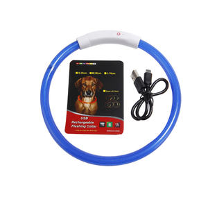 Precio de fábrica Logotipo personalizado USB Recargable Iluminar <span class=keywords><strong>Collar</strong></span> para mascotas <span class=keywords><strong>Collar</strong></span> de perro <span class=keywords><strong>Led</strong></span> - Product Image 6