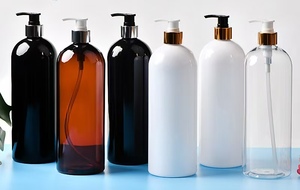 Transparent, <b>white</b>, conditioner, <b>body</b> lotion, shampoo bottle pump bottle, plastic bottle 1oz, 2OZ, 3oz, 4oz - Product Image 2