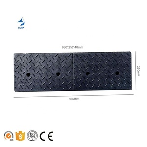 Rampa para Sillas de Ruedas y Pequeños Transportes, 980*250*40mm, Fabricada en China, para Umbral de Puerta y Bordes de Carretera - Product Image 2