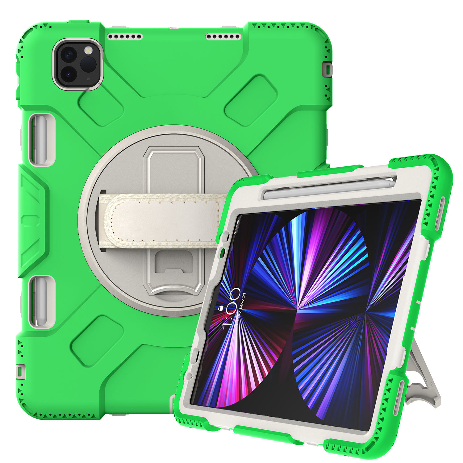 สีเขียว