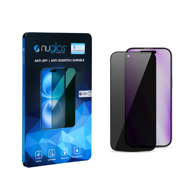 2 Pack Anti Peep Screen Protector for iPhone 12 Pro Max Privacy Filter