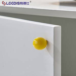 LGEDIS <b>Ceramic</b> Round Cabinet <b>Knobs</b> For <b>Drawer</b> Modern Furniture Handles Durable Single Hole Design - Product Image 2