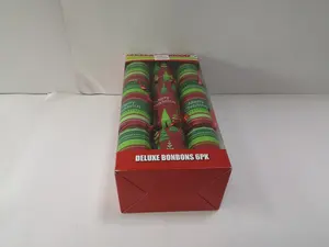 6pack Paper Festival Deluxe Bonbons Customized Luxury Mini Christmas Crackers