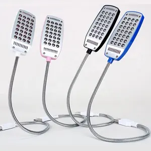 28LEDs reading lamp LED USB Book light Ultra Bright Flexible 4 Colors for Laptop Notebook PC Computer