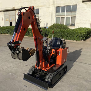 Marca China 800kg 1.8ton 2T 4 Ton Micro máquina de excavación 0.4m3 construcción Mini embolsadora EPA motor excavadora sobre orugas pequeña - Product Image 4