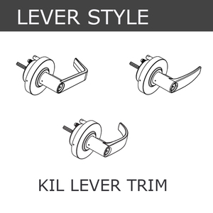 ANSI sınıf panik çıkış cihazı sınıf/anahtarlı fonksiyon kolu Trim dışında çinko alaşım kolu Trim çubuk kilit çıkış Metal ahşap kapı - Product Image 3