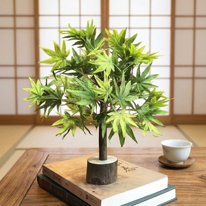 Arbre d'érable <span class=keywords><strong>artificiel</strong></span> avec des feuilles d'érable réalistes, plantes d'érable artificielles en plastique pour la décoration <span class=keywords><strong>de</strong></span> la maison, du bureau, <span class=keywords><strong>de</strong></span> la salle - Product Image 6