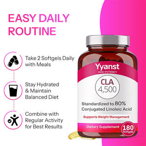 Cápsulas de Gel Suave para Adelgazar CLA OEM/ODM - Sin Aditivos Artificiales, Apoya el Metabolismo Natural de Grasas, Desarrollo Muscular Magro, Uso en Adultos, Bajo en Carbohidratos - Product Image 5