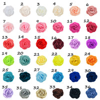 Fil de Dacron 8cm Accessoires pour enfants Bord rôti Fleur de Camélia et Rose Broches Matériel de Fabrication de Broches Mariage Noël
