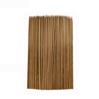 Brochettes jetables en bambou carbonisé de haute qualité, outils de barbecue, marque Warmsing, plus de 12 pièces