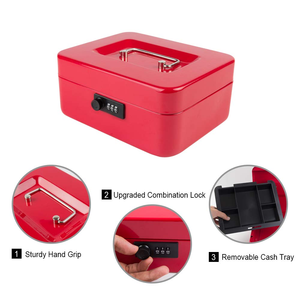 Tin <b>Box</b> with Password Lock Make-up Beauty Products Gift Jewelry Money Storage <b>Box</b> <b>Locking</b> for Personal Items - Product Image 3