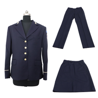 Vanda Laine Nylon Trench Coat Compagnie Uniforme Travail Défilé Officiel Uniformes Cérémoniels