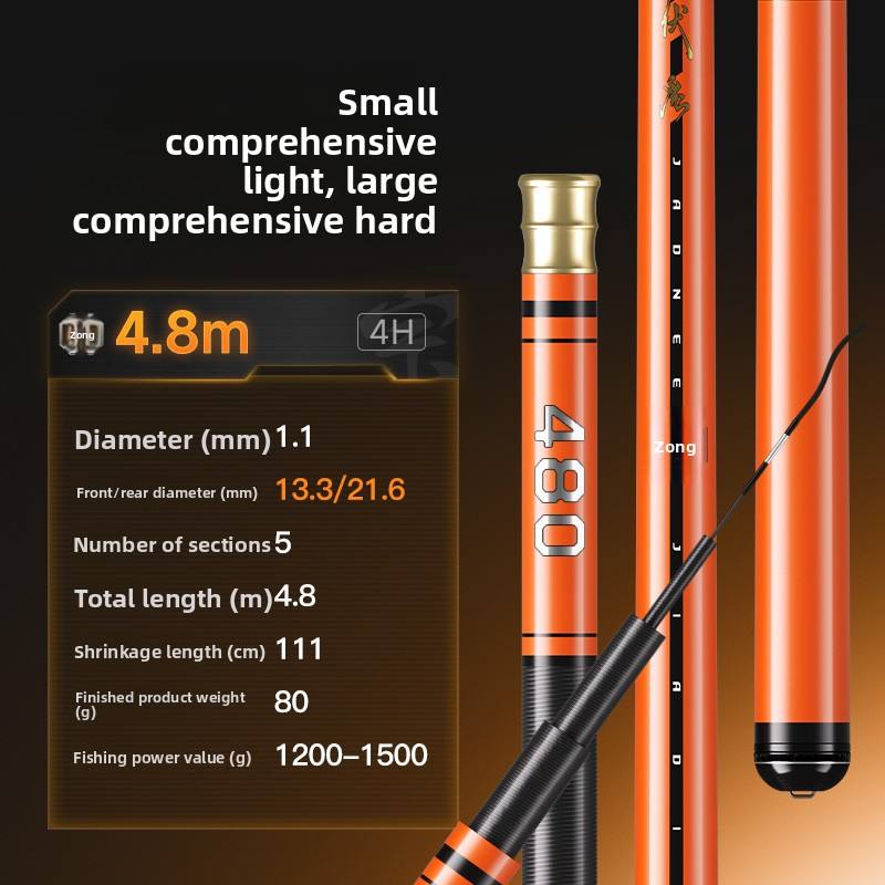 Voldemort integrated rod 4.8m competitive slow fish