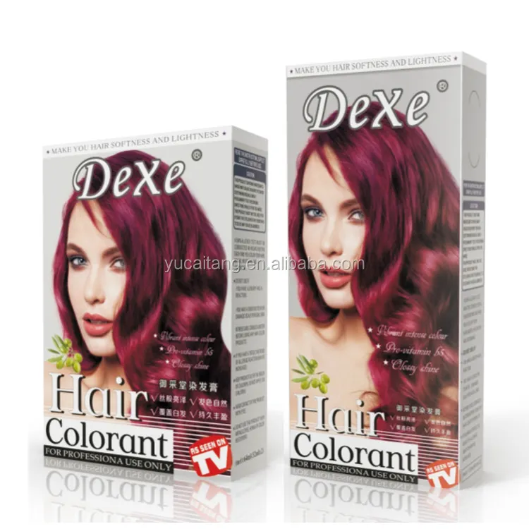 Dexe subaru hair color cream from china original manufacturer private label OEM ODM make your own brand