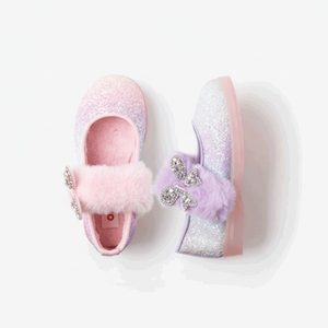 Chaussures en fourrure coréennes OZKIZ pour filles de 2 à 7 ans – Chaleur hivernale, mode enfantine, vente en gros - Product Image 2