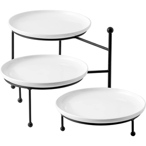Custom Multi-Layer Tiered Serving Stand Dessert Holder Rack For Food <strong>Tray</strong> Snack <strong>Candy</strong> Fruit <strong>Metal</strong> Stand - Product Image 1