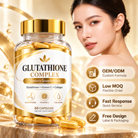 Capsules de collagène au glutathion avec vitamine C pour l'éclat de la peau, antioxydant, complément beauté pour femmes