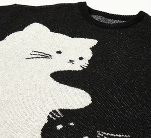 Customized logo round neck men's sweater cotton long sleeve jacquard <b>knitted</b> men's sweater - Product Image 5