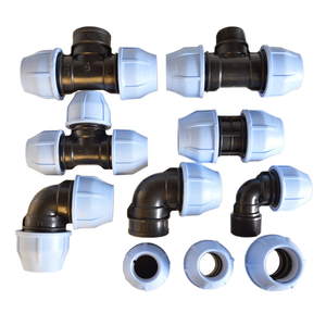 Raccords de compression en PP moulé pour l'irrigation, coudes femelles JIS de haute qualité pour tuyaux d'eau haute <span class=keywords><strong>pression</strong></span> agricoles - Product Image 1