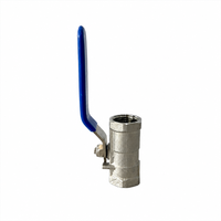 Vanne à boisseau sphérique monobloc manuelle pour applications eau, gaz, huile OEM