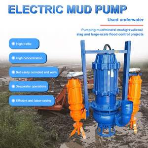 Bomba de Lodo Eléctrica Sumergible, Bomba de Lodo para Uso en Ríos, Bomba de Dragado de Arena Sumergible para la Eliminación de Sedimentos - Product Image 6