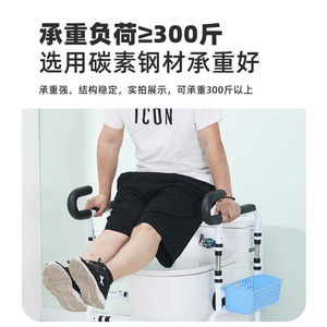 Adjustable Toilet <b>Grab</b> <b>Bar</b> Stainless Steel 150 Kg Capacity Safety Rail For Elderly Bathroom Use - Product Image 5