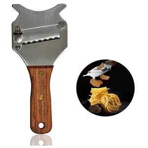 Máquina de afeitar de acero inoxidable 304, herramienta de alta calidad para mantequilla, queso y trufas, rebanador de queso ajustable