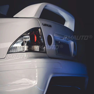 Pour Lexus IS200 Altezza 1998 1999 2000 2001 2002, becquet arrière de coffre de style GT en FRP noir brillant et fibre de carbone véritable de haute qualité - Product Image 6