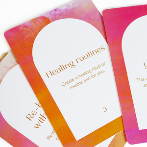 Tarjetas de Afirmación con Esquinas Redondeadas, Impresión Personalizada en Papel Artístico, con Caja Rígida de Dos Piezas y Guía, para Regalos de Salud Mental - Product Image 4