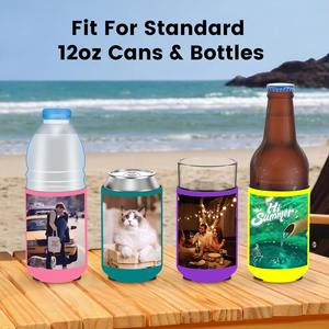 MOQ 100 pièces, image personnalisée, <span class=keywords><strong>texte</strong></span>, logo pour anniversaire, <span class=keywords><strong>mariage</strong></span>, fête d'anniversaire, porte-canettes isothermes personnalisés - Product Image 5