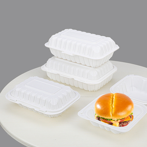 Nhà máy mfpp Takeaway hộp đựng thực phẩm phân hủy sinh học lò vi sóng an toàn nhựa vỏ sò đưa ra để đi hộp - Product Image 2