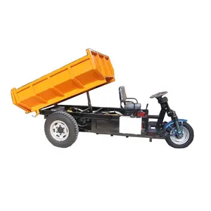 Jinwang Electric Dump Truck Battery Operated Mini Truck Dumper 3 Wheels Electric Tricycle