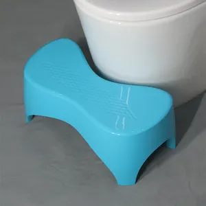 ABS plastik anti-selip mudah membersihkan kotoran Toilet jongkok bangku untuk kamar mandi 7 "menebal Toilet langkah kaki bangku
