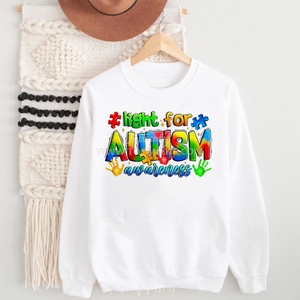 Ánh sáng cho tự kỷ nhận thức câu đố mảnh dtf chuyển in ấn sắt trên Sticker đính túi may mặc may mặc sẵn sàng để Báo Chí - Product Image 5