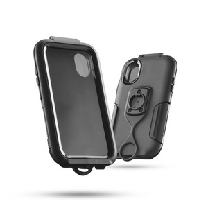 Étui rigide Optiline pour iPhone X Xs noir avec support magnétique et béquille, accessoire de voyage - Product Image 1
