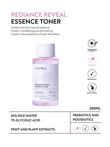 Tónico Esencial de Agua de Arroz Radiance Reveal, Tónico Exfoliante Suave con Ácido Glicólico para Iluminar el Acné y el Tono Desigual de la Piel, 200 ml - Product Image 3