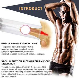 เครื่องปั๊มอวัยวะเพศชายเครื่องปั๊มสุญญากาศสำหรับผู้ชายเครื่องนวดเพื่อขยายอวัยวะเพศชาย - Product Image 5