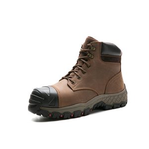 <span class=keywords><strong>Stivali</strong></span> da Lavoro in Pelle con Punta in Acciaio per Uomo, Leggeri, Traspiranti, con Lacci, Ideali per Camminare, Vendita Diretta dalla Fabbrica - Product Image 3