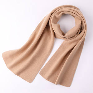100%ウール製カスタムロゴ入りレディースロングスタイル冬用スカーフ ウールカシミヤビジネスアクセサリー冬用スカーフ 大人用 - Product Image 2
