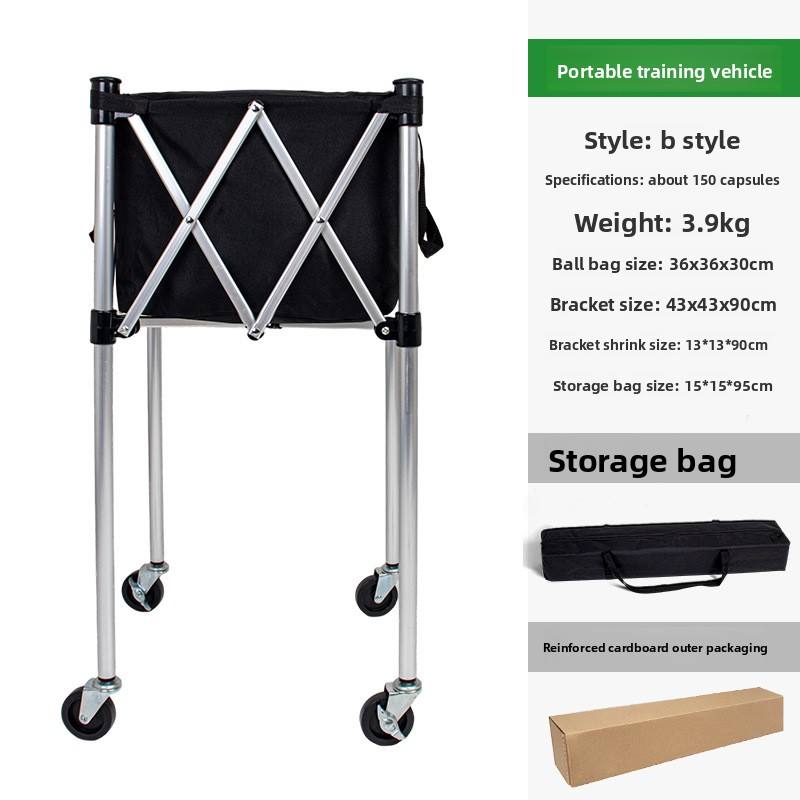 Type B small tennis cart + storage bag [aluminum alloy frame]
