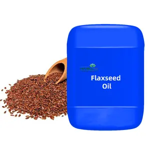 Private label free sample wholesale bulk pure natural cold pressed flax seed oil